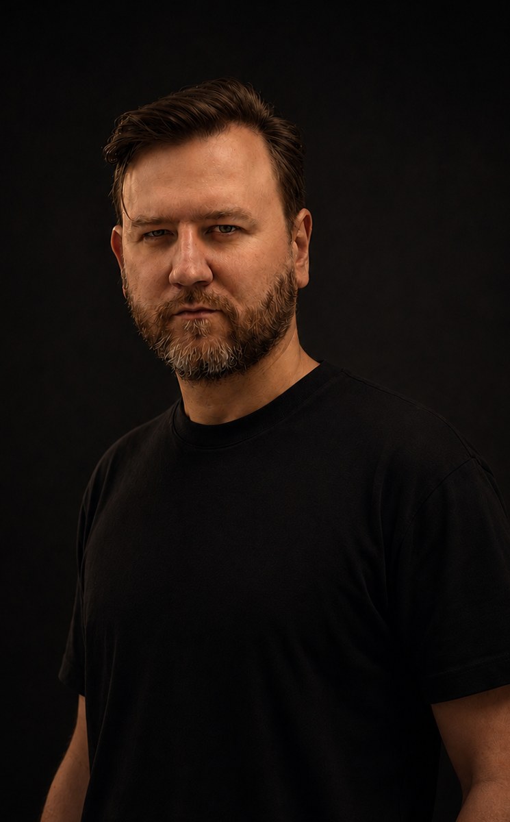 Portrait of writer Petr Samarov